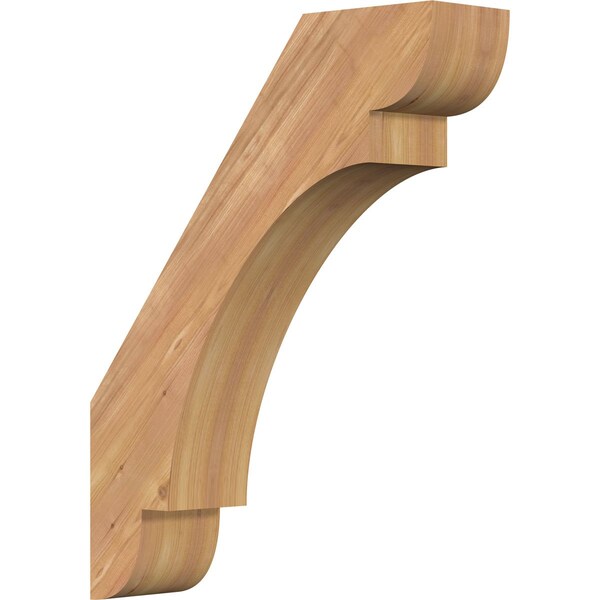 Ekena Millwork 5 1/2"W x 22"D x 28"H Olympic Smooth Knee Brace, Western Red Cedar BRC06X22X28OLY00SWR - main